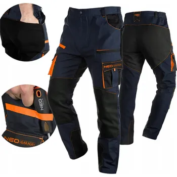 montérky PRACOVNÍ KALHOTY NEO GARAGE BAVLNA RIP STOP VEL. 3XL