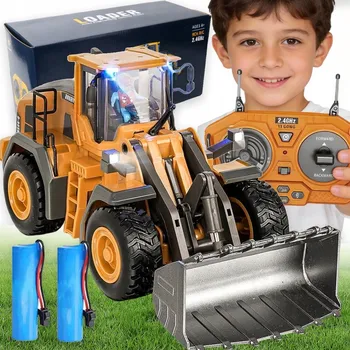 autíčko RC BULDOZER SPYCHACZ DÁLKOVĚ OVLÁDANÝ STAVEBNÍ STROJ BAGR