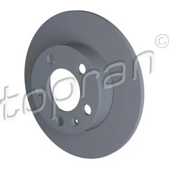 Brzdový systém Brzdový kotouč TOPRAN 107 683