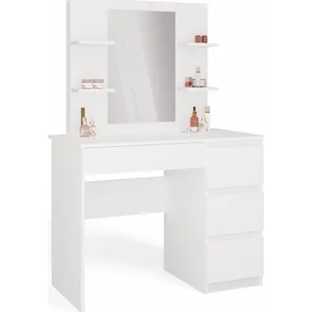 Toaletní stolek Toaletní Stolek TopEshop bílý matný 98 x 146 x 51 cm