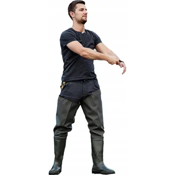 Pracovní oblečení Vodotěsné broďáky WR02 vel. 42 odstíny zelené