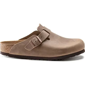 Dámské pantofle Nubukové pantofle Birkenstock Boston 960813 hnědá 98X, EUR 38