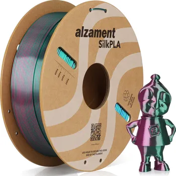 Filament Alzament PLA Silk Tri Color 1 kg Red-Green-Blue ALZMNTST02