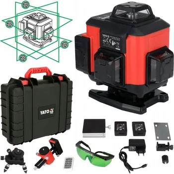 Měřící laser Křížový laser Yato YT-30424, dosah 30 m