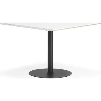 Jednací stůl Stůl METRIC, rozšiřující díl, 1000X1000x720 mm, černá/bílá
