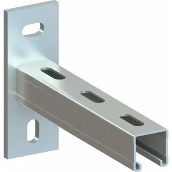 Stavební profil Niczuk Montážní profil typ MF2.5 41 x 41 x 2,5 mm s délkou patky 560 mm (0941415600)