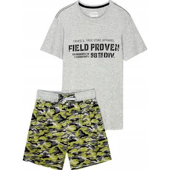 Pánské pyžamo HENDERSON PÁNSKÉ PYŽAMO NUKE 39722-90X ŠEDÉ M