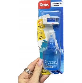 PENTEL Sada: Tekuté lepidlo + gumovací tužka