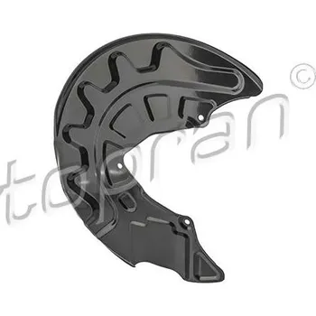 Brzdový systém Ochranný plech proti rozstřikování, brzdový kotouč TOPRAN 116 825