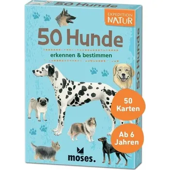 kreativní sada Mojžíš. 9769 Expedice Příroda 50 psů | Identifikační karty v sadě | S napínavými kvízovými otázkami