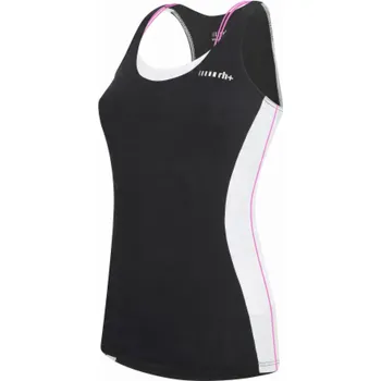 cyklistický dres RH+ Dámský cyklistický dres zeroMirage W ČERNOBÍLÁ-TMAVĚ RŮŽOVÁ - M