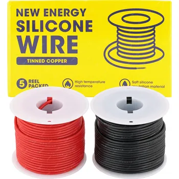 elektrický kabel SILIKONOVÝ KABEL 16AWG 2x 15 m ČERVENÝ ČERNÝ DRÁT KABEL DÁVKOVAČ CÍVKA