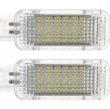 Osvětlení interiéru vozidel 2X LED SVĚTLO OSVĚTLENÍ ZAVAZADLOVÉHO PROSTORU INTERIÉRU AUTA AUDI A3 A6 A7 A8 S8