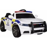 Lean Sport Car Bateriový policejní vůz bílý