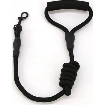Vodítko pro psa Vodítko kulatý provaz Vodítko kulatý provaz (černé)