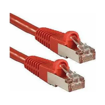 Počítač Lindy RJ-45/RJ-45 kat.6a S/FTP červená 0,3m (47160)
