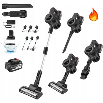 Vysavač TYČOVÝ VYSAVAČ AKUMULÁTOROVÝ 1300MAH 30 MIN 15 KPA LED 6 V 1 KARTÁČE