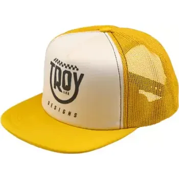Kšiltovka Troy Lee Designs Trucker Snapback Smiley kšiltovka Golden Uni.