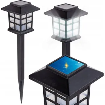 Venkovní osvětlení Solární LED lampa lucerna zahradní dekorativní zapichovací svítidlo s čidlem