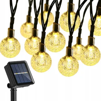 Venkovní osvětlení Solární girlanda 50 LED teplá bílá 700 cm voděodolná