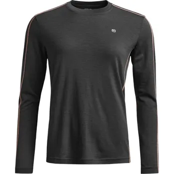 Dámské tričko Dámské termotriko s dlouhým rukávem Ortovox 185 Rock'N'Wool W S black raven