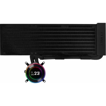 Chladič motoru Lian Li Hydroshift II LCD-C 360N vodní chlazení bez ventilátoru (GHS2LCD36B)