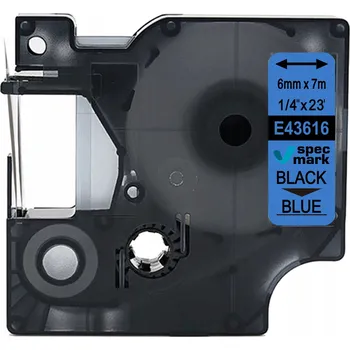 Pásek do tiskárny Páska Specmark pro DYMO D1 43616 6 mm x 7 m modrá
