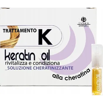 Vlasová regenerace Ampule na vlasy Susan Darnell Keratin oil 4 ml