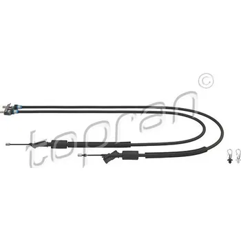 Lanko parkovací brzdy Tažné lanko, parkovací brzda TOPRAN 304 747