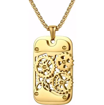 Přívěsek Gaira Přívěsek Dog Tag 30432, Barva zlatá