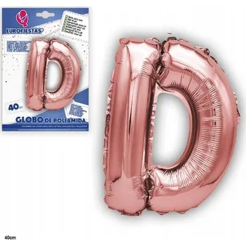 Balónek Ouda Party - 40CM Balónky z hliníkové fólie ve tvaru písmen, barva růžové zlato