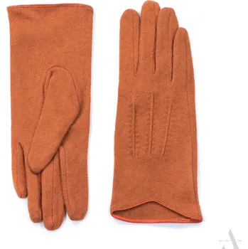 Módní doplněk Art of Polo Dámské vlněné rukavice rk19289 Barva: oranžová