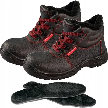 Pracovní obuv Zimní pracovní kotníkové boty s ocelovou špičkou BTPUOCB velikost 44
