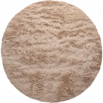 Koberec Kulatý králíčí koberec z hedvábného sametu z králičí kožešina 160