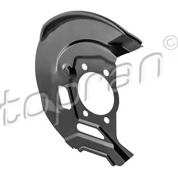 Brzdový kotouč Ochranný plech proti rozstřikování, brzdový kotouč TOPRAN 702 335