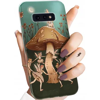 Pouzdro na mobilní telefon Zadní Kryt Hello Case pro Samsung Galaxy S10e hnědý