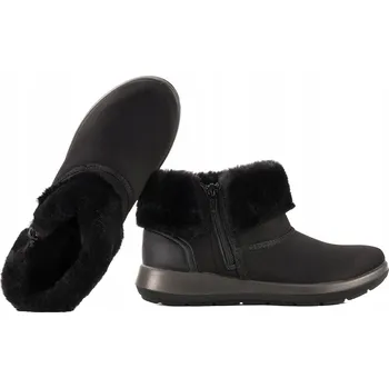 Dámská zimní obuv INBLU WG-50 DÁMSKÉ KOTNÍKOVÉ BOTY BOTY ČERNÉ 39