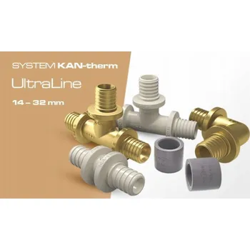 rozdělovač topení KAN-therm Mosazné T-kusy GW ultraLINE - 25 Rp1/2KAN-THERM