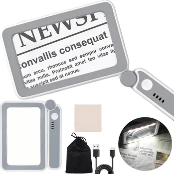 LUPA SKLO S PODSVÍCENÍM 10 LED