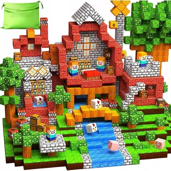 ostatní stavebnice STAVEBNICE KOSTKY ŠESTIHRANY 100 DÍLKŮ Kreativní Montessori hračky