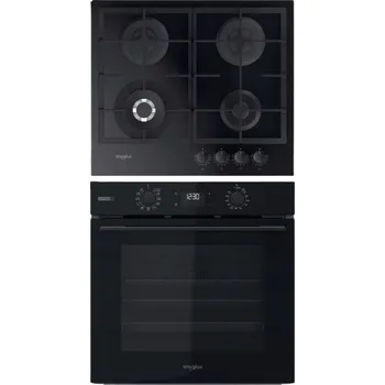 Varná deska Sada Whirlpool Elektrická trouba OMSK58CU1B + Plynová varná deska AKTL 629NB1