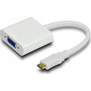 IP kamera Microconnect HDMIVGA Adaptér HDMI Mini na VGA, Černý