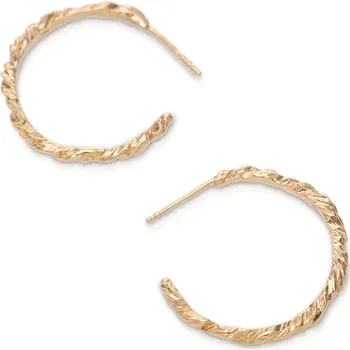 Náušnice La Dominique - náušnice Gi earrings rounds – Ag golden plated