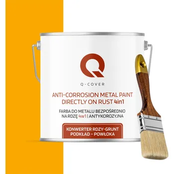 univerzální barva BARVA NA KOV NA REZ LITINOVÁ OCEL 4v1 ŽLUTÁ SIGNÁLNÍ RAL 1003 POLOMAT 5L