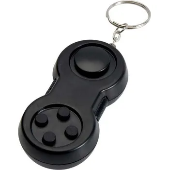 Fidgix fidget přívěsek na klíče ve stylu herního ovladače - Černá