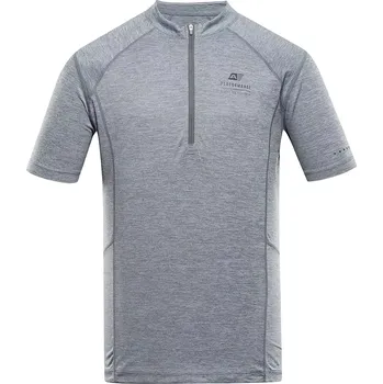 Pánské rychleschnoucí tričko ALPINE PRO GERET velikost L smoked pearl
