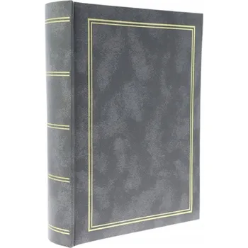 Fotoalbum Kapesní album na 50 fotografií 10x15 šité classic šedé s popisem