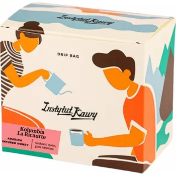 Instytut Kawy Mletá káva Drip Bag Coffee Institute Colombia La Ricaurte 5+1