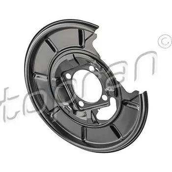 Brzdový systém Ochranný plech proti rozstřikování, brzdový kotouč TOPRAN 409 519