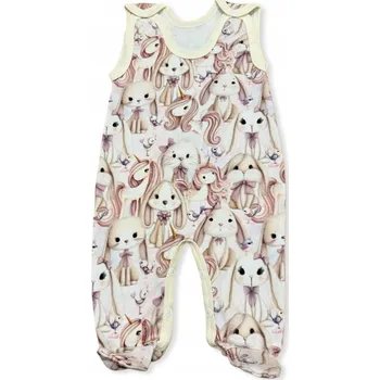 Kojenecký overall OVERAL na spaní ROZEPÍNACÍ 74 PYŽAMO pro HOLČIČKU OVERAL JEDNOROŽCI